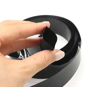 PVC 열 수축 튜브 팩 절연 필름 랩 케이스 케이블 슬리브 블랙 18650 리포 배터리 7mm 170mm 너비 1 계량기