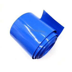 PVC 열 수축 튜브 100mm 너비 18650 배터리 필름 랩 용 파란색 여러 가지 빛깔의 케이블 슬리브 시스 팩 커버