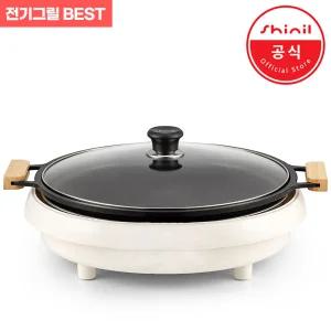 신일 그리들팬 SPP-YL1270 분리형 전기그릴 잔치팬 가스레인지 인덕션 겸용 그릴팬 