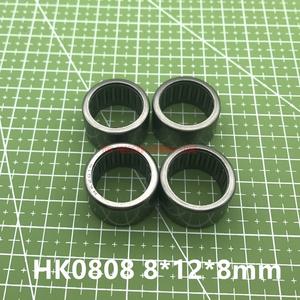 호환 37941/8 드로잉 컵 타입 니들 롤러 베어링 샤프트용 8x12 8mm Hk081208 Hk0808 10 개