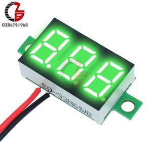 12V 자동차 전압계 0.36 인치 LED 디지털 측정기 조정 가능한 볼트 검출기 테스터 모니터 DC 4.7-32V 2 리