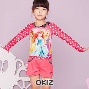 [오키즈] [H0743] 프린세스 3피스 수영복 [PR-4509] 아동수영복 여아 세트
