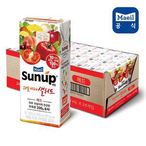 [매일]썬업 과일야채샐러드 레드 200ml 24팩