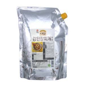 백설 다담 강된장찌개양념 2kg
