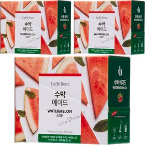 카페베네 수박 에이드 파우치 190ml 30개
