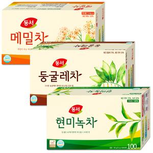 동서 현미녹차 100T+메밀차 100T+둥굴레차 100T