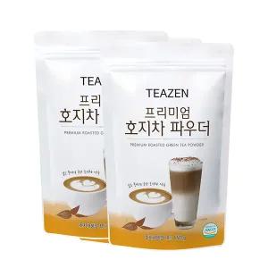 티젠 프리미엄 호지차 파우더 500g 2개세트