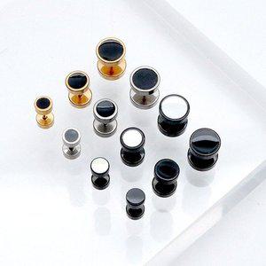 [스마트보이](한 쌍)P1353w써지컬스틸 에폭 양면 원형 바벨 덤벨 기본 피어싱 6mm 8mm 10mm