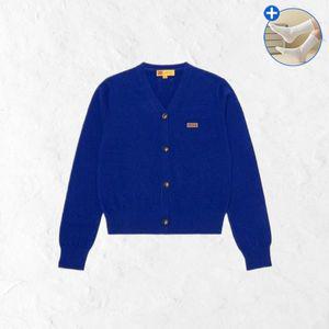 코닥 여성 긴팔 티셔츠 코델 브이넥 가디건 우먼 BLUE 2j7a