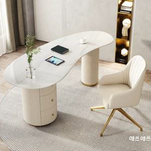 식탁상판 접이식 원목테이블 타원형 템바보드 미드센추리 편수책상 미드센추리책상 세라믹