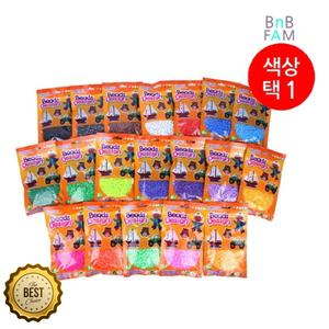 어린이 집콕놀이 비즈놀이 컬러비즈 1000pc 유아 공예놀이 학습 공주 활동