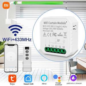 WiFi 스마트 커튼 스위치 컨트롤러 블라인드 셔터 라이프 APP 원격 제어 Alexa Home Voice