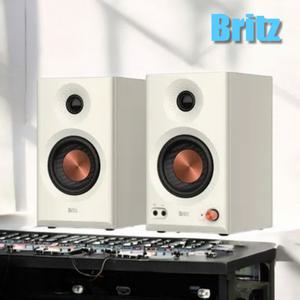 브리츠 BR-Monitor5 블루투스 녹음실 스튜디오 모니터 스피커 화이트