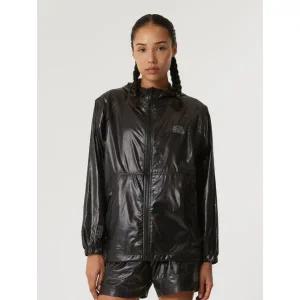 골스튜디오 GOALSTUDIO GLOSSY HOODED LIGHTWEIGHT JACKET-BLACK