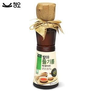 [구수함愛] 국산 발아 들기름 160ml