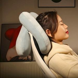 다용도 낮잠 베개 사무실 쿠션 헤드 목 비행기목 기차목 회사 여행용 허리 등쿠션 목쿠션