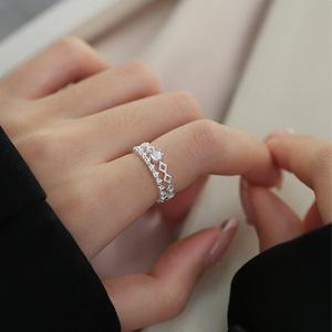 모아유 실버링 커팅 925 silver 순은 반지 오픈링 커플링 모음전