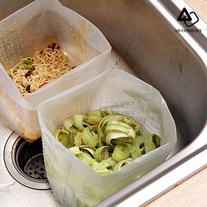 음식 쓰레기망 봉투 쓰레기통 찌꺼기 분리망 싱크백 30P