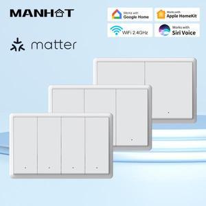 Smart Matter WIFI 스위치 중성선 없음  필요 벽 버튼 전등 1 2 3 4 Apple Homekit과 함께