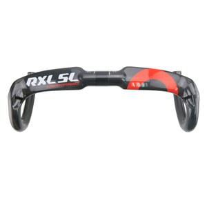 RXL SL 도로 자전거 핸들바 31.8 카본 파이버 도로 핸들바 드롭바 40cm 400mm 에어로바 로드 핸들바 플랫 디자인 카본 도로 핸들바 드롭바 사이클링 바 핸들바