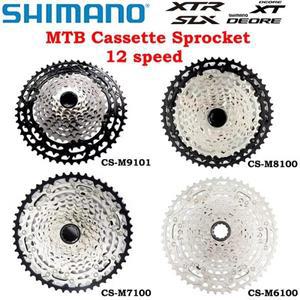 Shimano DEORE XT SLX 12S M6100 M9101 카세트 스프로킷 프리휠 산악 자전거 MTB 12단