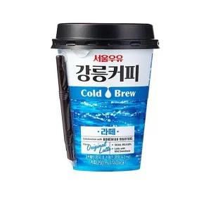 [서울우유] 서울우유 강릉커피 콜드브루 라떼 250ml 20컵