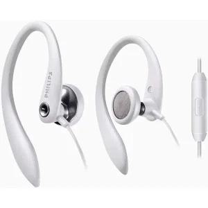 PHILIPS 오버 더 이어 스포츠 이어버드 마이크 포함 러닝 헬스장용 이어폰 724705