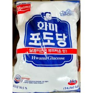 화미 포도당 4Kg분말 감미료 설탕 가루 파우더 대용 대체당