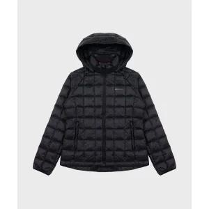 MERRELL WOMEN 하이크 그리드 경량 후드 구스 다운 BLACK M24W2WDW201BLK 1097614