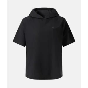 (국내매장정품) 코오롱스포츠 KOLON SPORT 여성 에어도트 반팔 후드 티셔츠 JKTCM25342BLK 126626