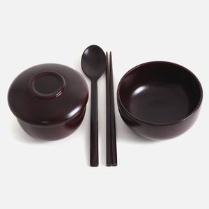 [박씨상방]남원 천연 정제옻칠 물푸레 고급반상기5P세트