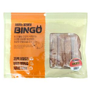 빙고 숯불 사사미 치킨바 400g 애견간식