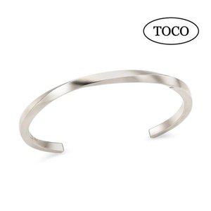 갤러리아 토코 TOCO 925 Silver Simple Twist  Bangle 실버뱅글팔찌