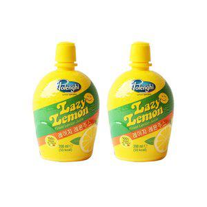 메가커피 레이지 레몬주스 200ml 2개세트