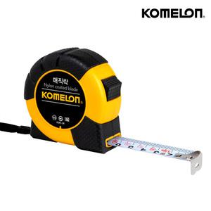 코메론 5.5m 19mm 줄자 KMC-34 매직락 길이 측정 자동줄자 매저