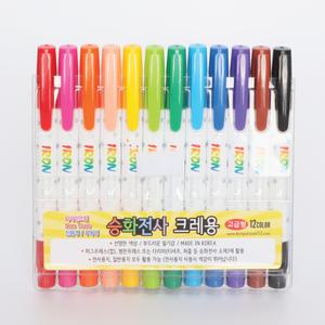 승화전사 무독성 크레용12색 머그 만들기 체험학습 크레용 수성펜 공방 캘리그라피