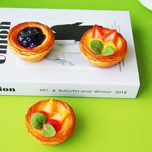 가짜 에그타르트 빵 모형 진열 촬영 미술 정물화 1개