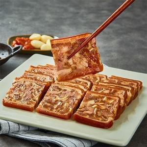 행복애돈 한방머리편육 슬라이스 400g 2팩+새우젓