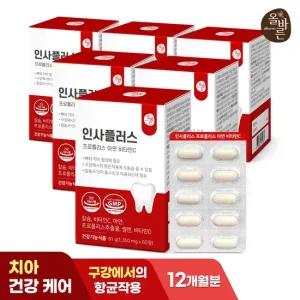 올바른 인사플러스 프로폴리스 아연 비타민C 6박스 총12개월분