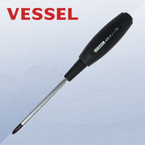 일본 베셀 610 고무자루 드라이버 4mm x 75 100 150 mm 십자 일자