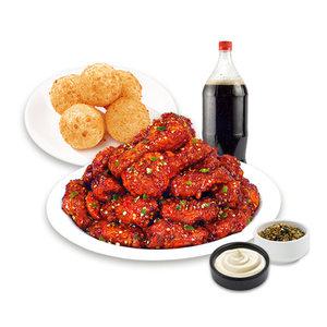 [60계치킨] 푸하핫치킨&치즈볼&콜라1.25L