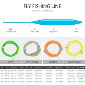 FISH KING 플라이 낚싯줄루프  무게추Forwad 플로팅 4 색WF4100FT