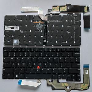 레노버 씽크패드용 미국 노트북 키보드 프레임 없음 T14S GEN 3 T14s 2 2021/T14s 1 P1 Gen4 X1 Extreme 4t