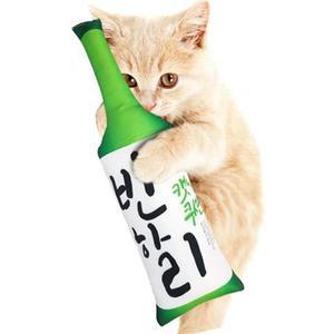 고양이캣닢인형 고양이 캣닢 스타일 애착 소주 쿠션 고품질 핸드메이