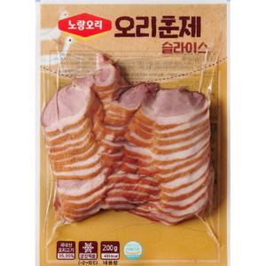 노랑오리 오리훈제슬라이스 200g 1봉