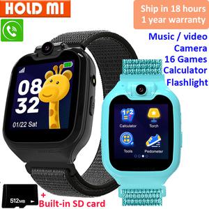 1.54 인치 스마트 시계 통화 512M TF 카드로 16 게임 뮤직 비디오 녹화 Smartwatch 카메라 SOS 선물