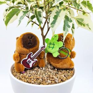 4000 카피바라 인형 키링 1개 랜덤 - 에어팟 파우치 가방 학원 달란트 포인트마켓 마켓데이