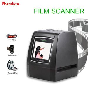 고해상도 사진 포토 필름 스캐너 14MP/22MP 35mm 8 mm 컬러 변환 2 4 인치 LCD 슬라이드 뷰어 디지털 네거티브
