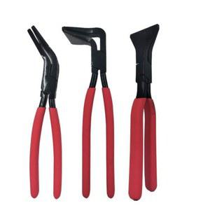징크 집게 공구 철판 가장자리 견인용 펜치 자루 접이식 갈고리 80MM 닥트 샌드위치판넬 족집게 실링