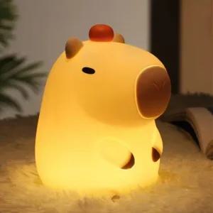 알럽하우스 간편한 터치 말랑말랑 정품 카피바라 무드등 1P